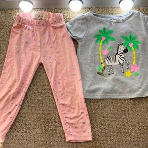 2T Toddler Pants and Shirt Bundle
